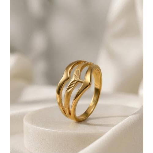 1-Gram Gold-Polished Artificial Ring