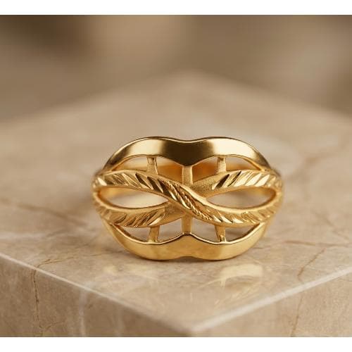 1-Gram Gold-Polished Artificial Ring