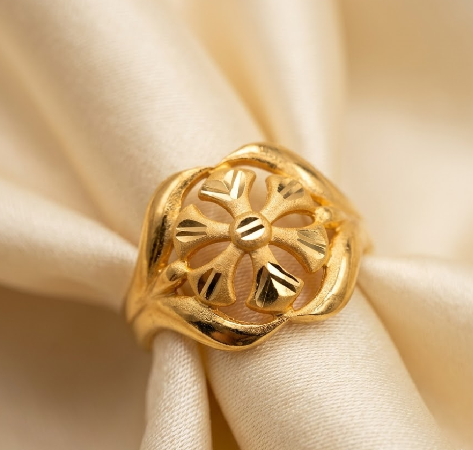 1-Gram Gold-Polished Artificial Ring - image 3