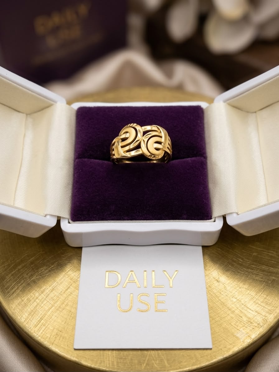 1-Gram Gold-Polished Artificial Ring - image 6
