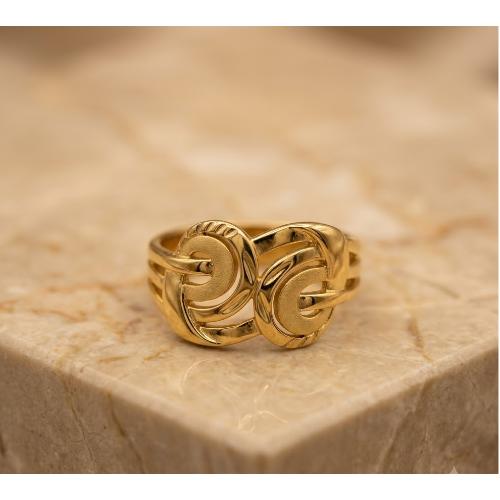 1-Gram Gold-Polished Artificial Ring - image 1